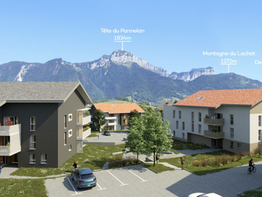 CHARVONNEX - T4 Duplex dans le programme "L'ERMENGARDE"