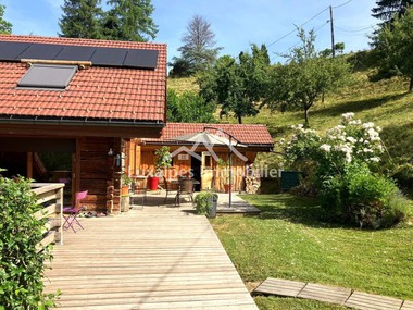Magnifique chalet de 1800 lové dans un havre de paix face aux montagnes