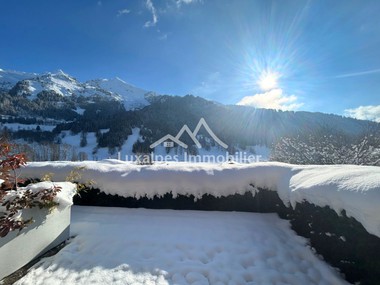 La Clusaz - T2+garage avec vue magnifique sur la chaine des Aravis