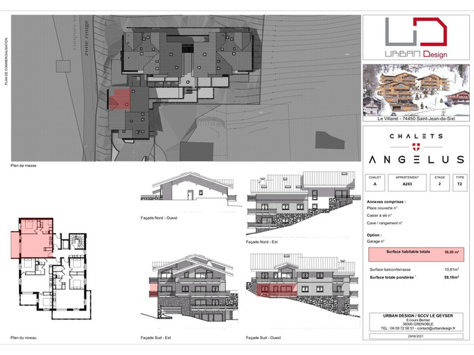 Nos appartements à la vente 2 pièces Immobilier à Saint-Jean-de-Sixt 56m2