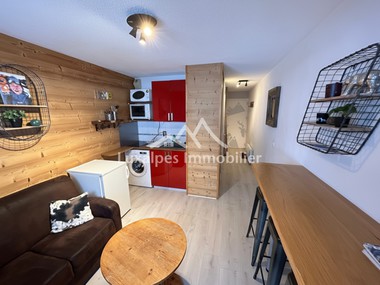 Studio meublé entièrement rénové – Proche centre village – Le Grand-Bornand – Bail mobilité